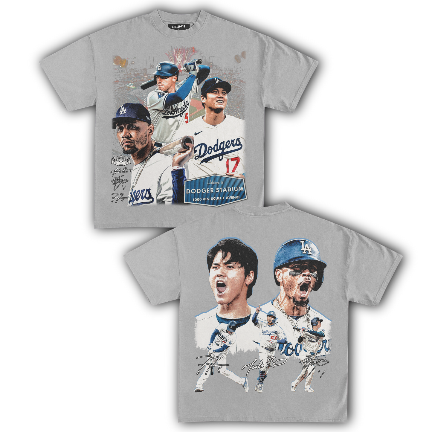 DODGERS TOP 3 MVP TEE (Double Sided)