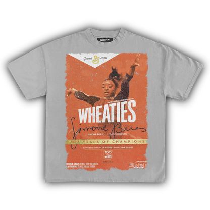 WHEATIES SIMONE BILES GOLD BOX VINTAGE TEE