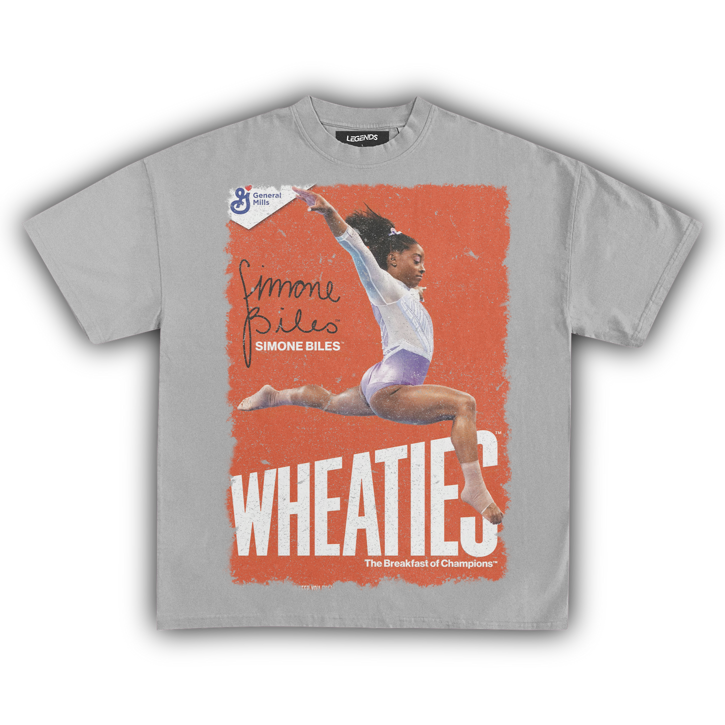 WHEATIES SIMONE BILES VINTAGE TEE