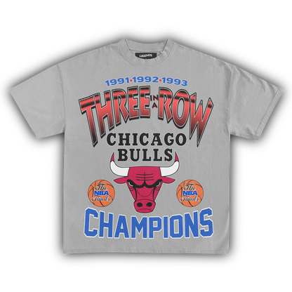 CHICAGO BULLS THREE-PEAT TEE