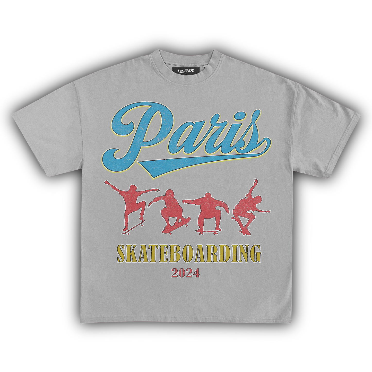 '24 PARIS SKATEBOARDING VINTAGE TEE