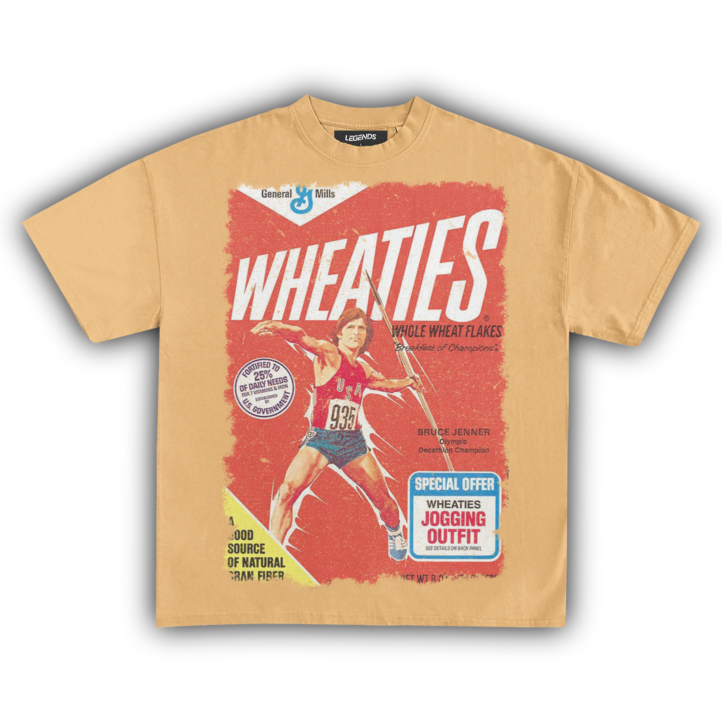 WHEATIES BRUCE JENNER 1978 VINTAGE TEE (Vol. 2)
