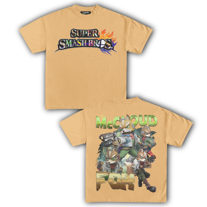 SUPER SMASH BROS FOX TEE (Double)