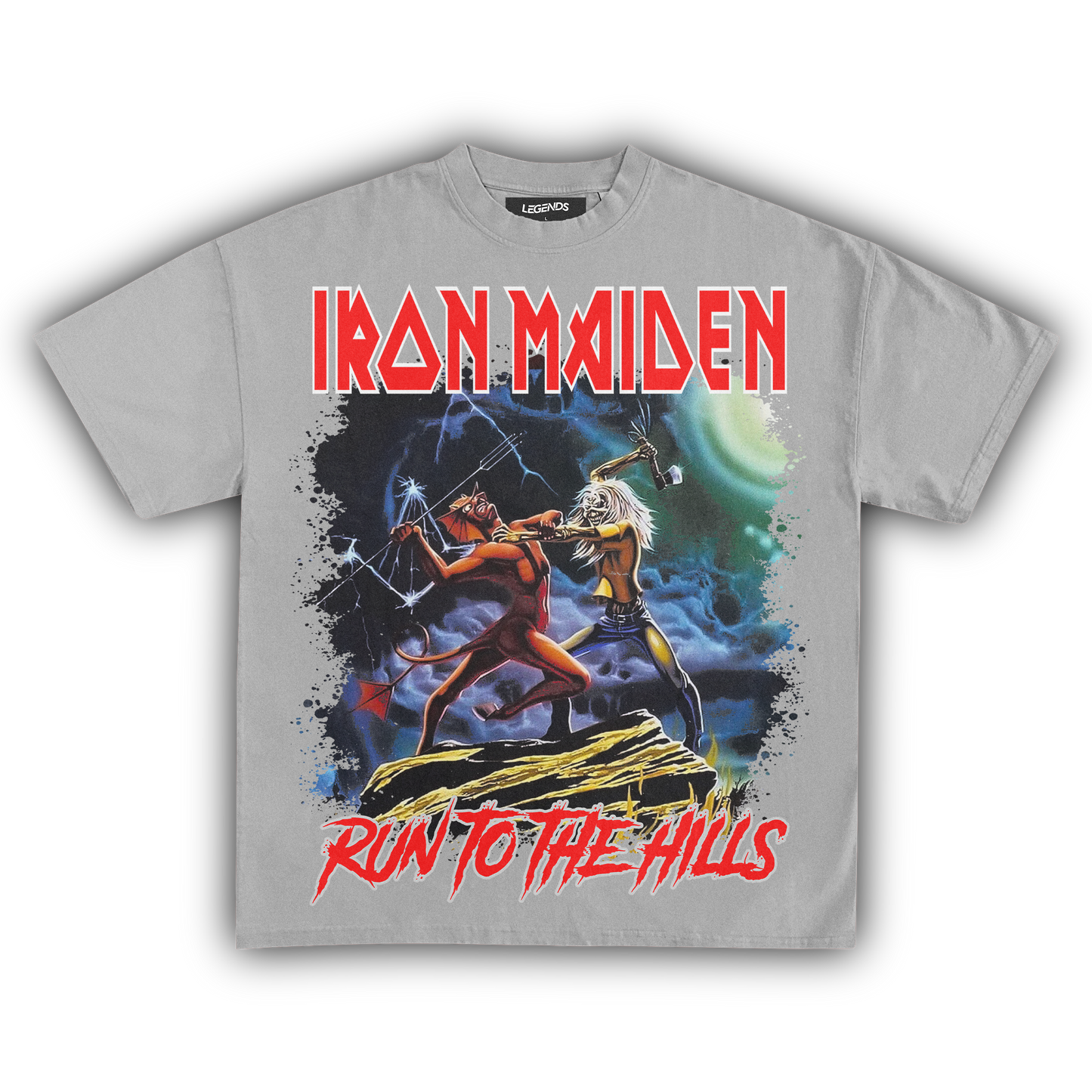 IRON MAIDEN RUN TO THE HILLS TEE