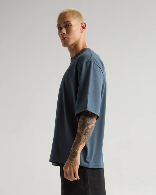 7.5 OZ HEAVYWEIGHT OVERSIZED BAGGY TEE (Vintage Blue)