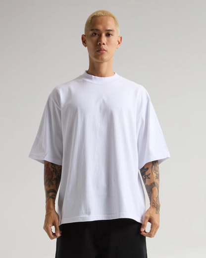 7.5 OZ HEAVYWEIGHT OVERSIZED BAGGY TEE (White)