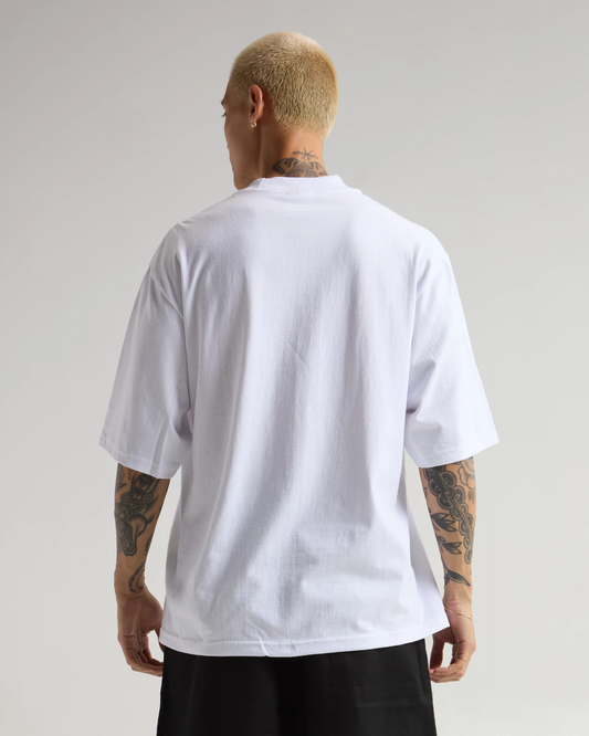7.5 OZ HEAVYWEIGHT OVERSIZED BAGGY TEE (White)