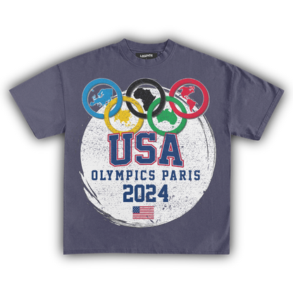 USA PARIS GAMES '24 VINTAGE TEE (Vol. 1)