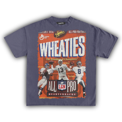 WHEATIES ALL-PRO QUARTERBACKS 1996 VINTAGE TEE