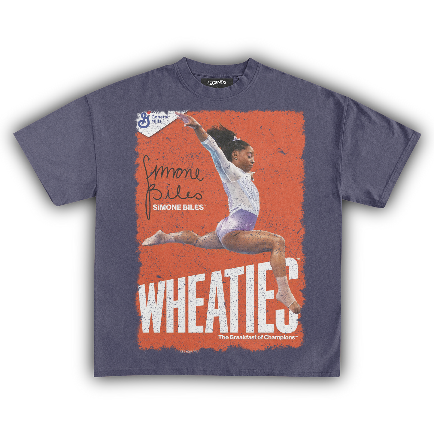 WHEATIES SIMONE BILES VINTAGE TEE