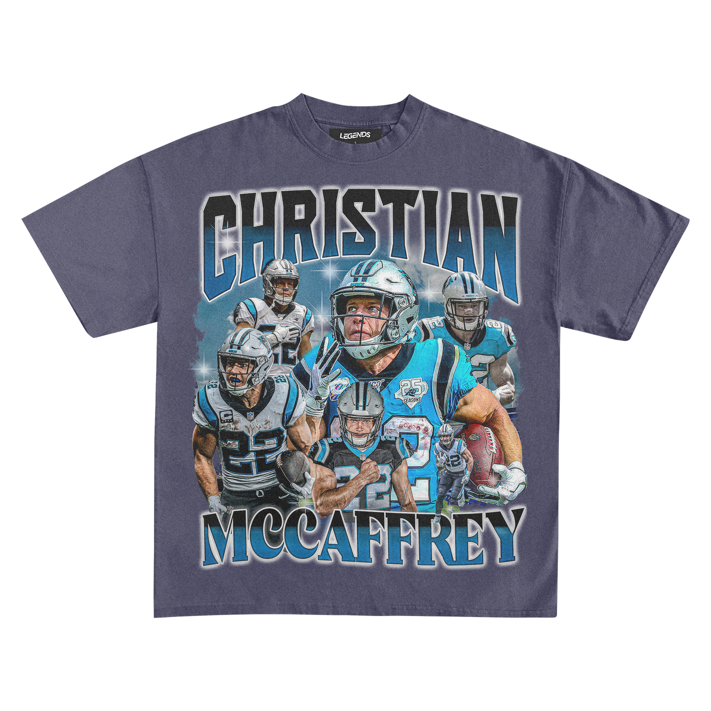 CHRISTIAN MCCAFFREY CAROLINA TEE