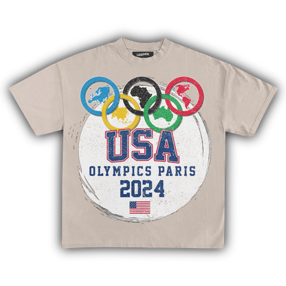 USA PARIS GAMES '24 VINTAGE TEE (Vol. 1)