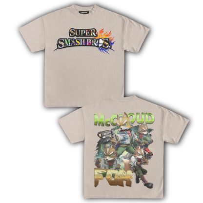 SUPER SMASH BROS FOX TEE (Double)