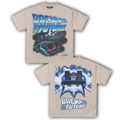 BACK TO THE FUTURE OUTATIME RETRO TEE (Double Sided)