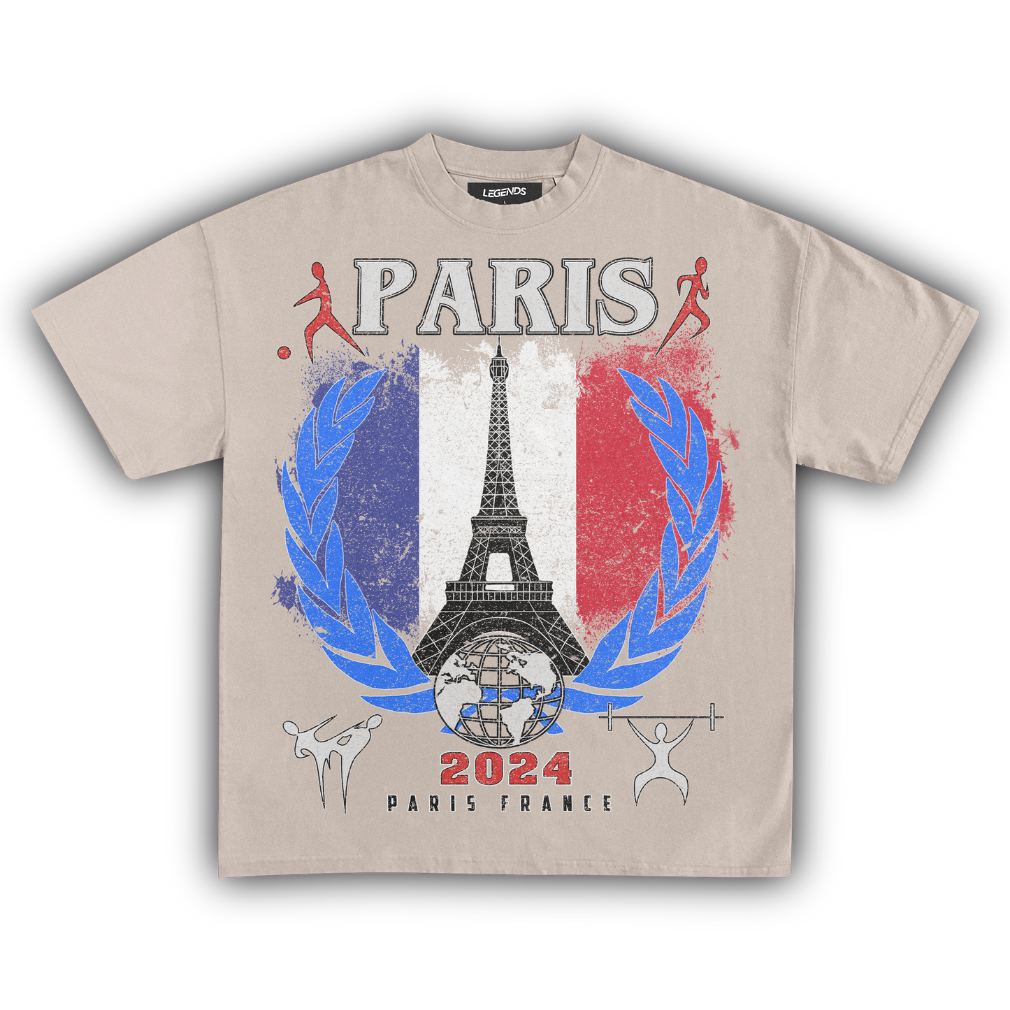 PARIS '24 VINTAGE TEE