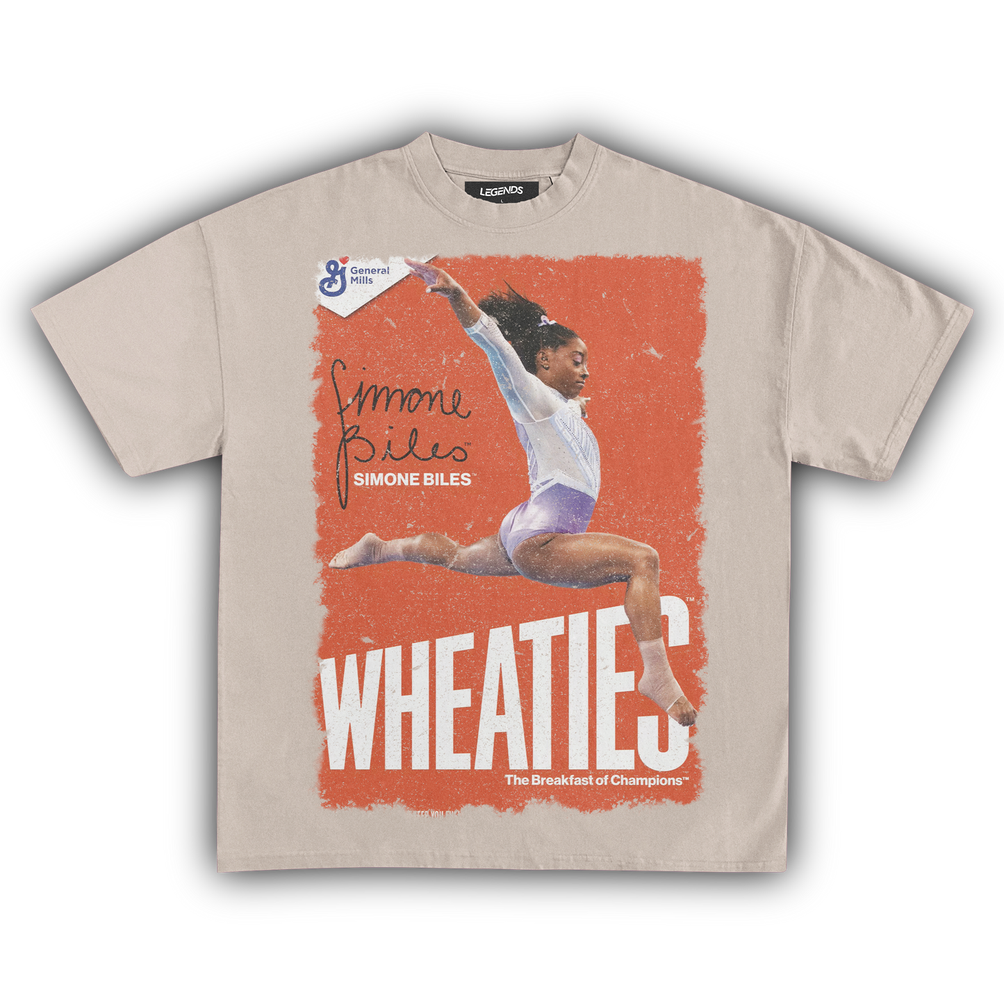 WHEATIES SIMONE BILES VINTAGE TEE