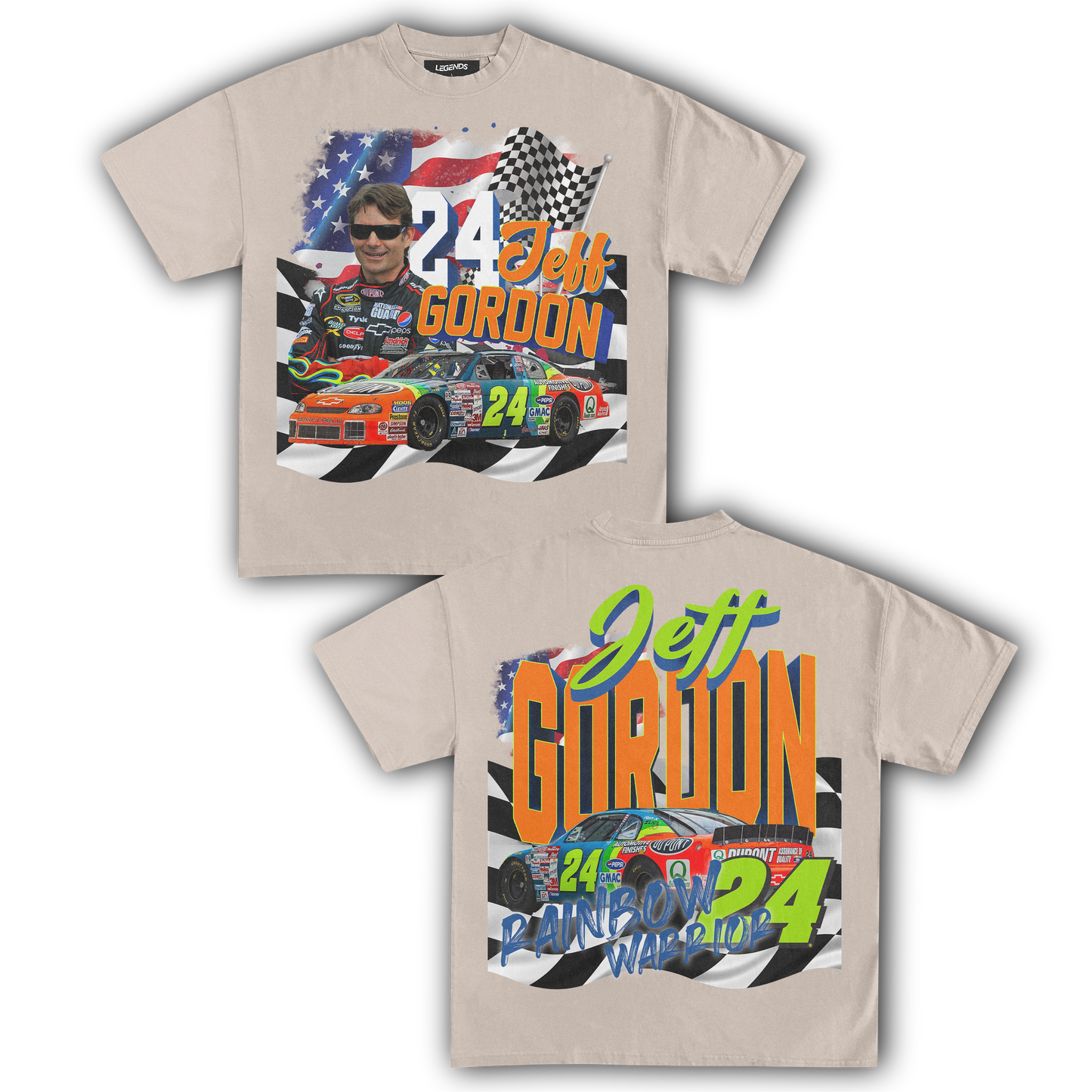 JEFF GORDON RAINBOW WARRIOR TEE