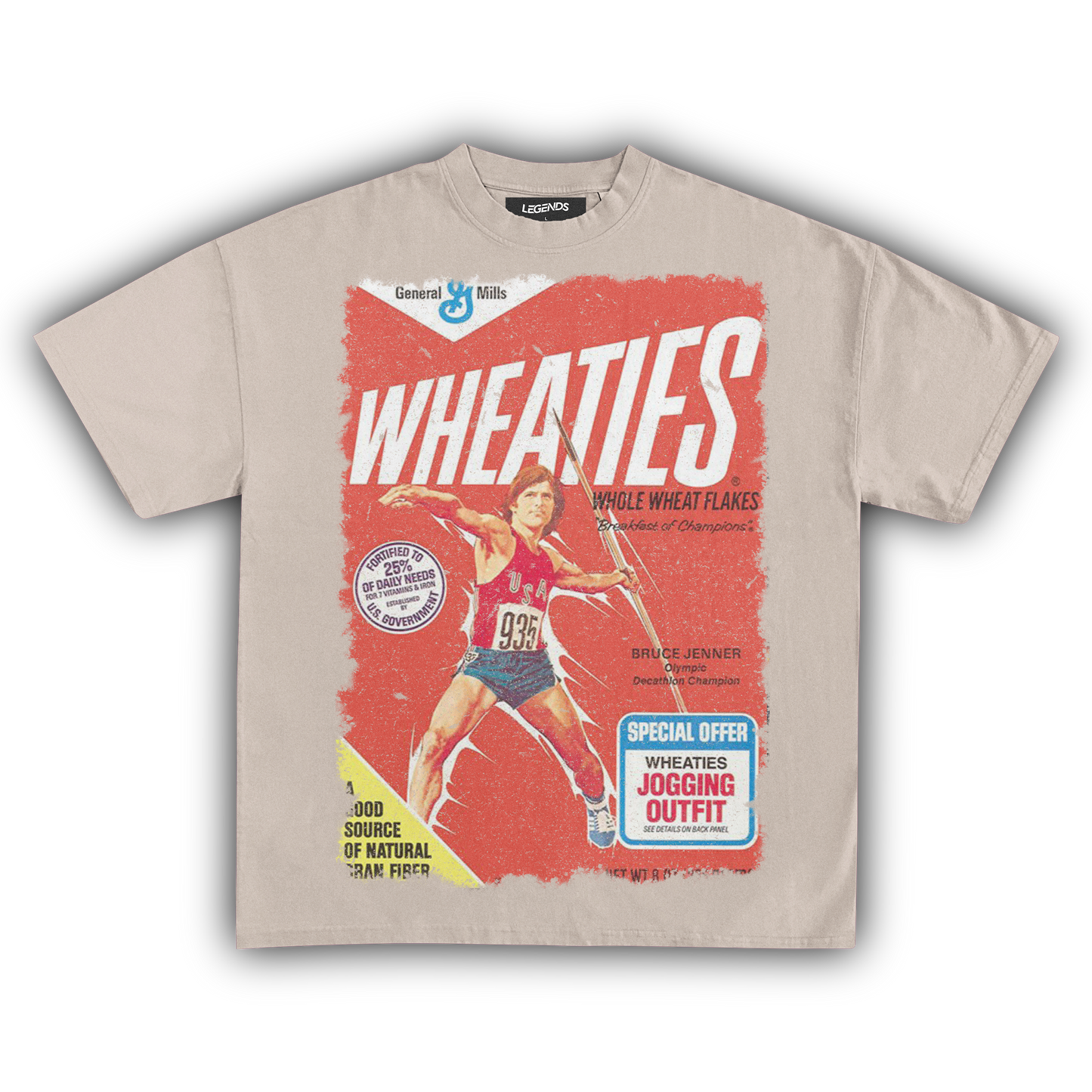 WHEATIES BRUCE JENNER 1978 VINTAGE TEE (Vol. 2)