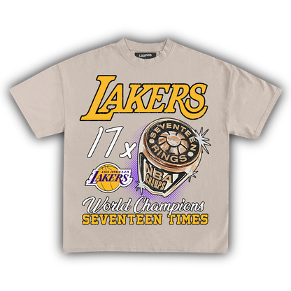 LAKERS VINTAGE CHAMPIONS TEE