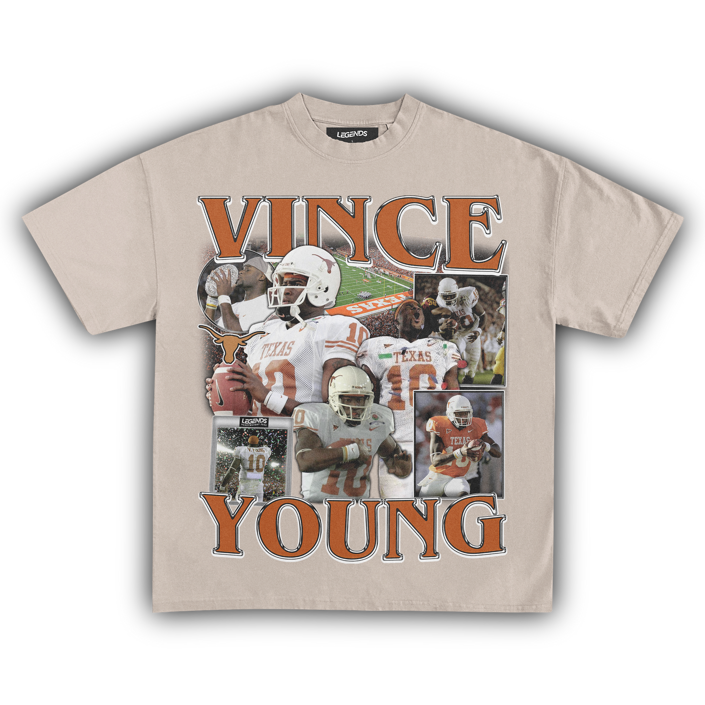 VINCE YOUNG LONGHORNS TEE
