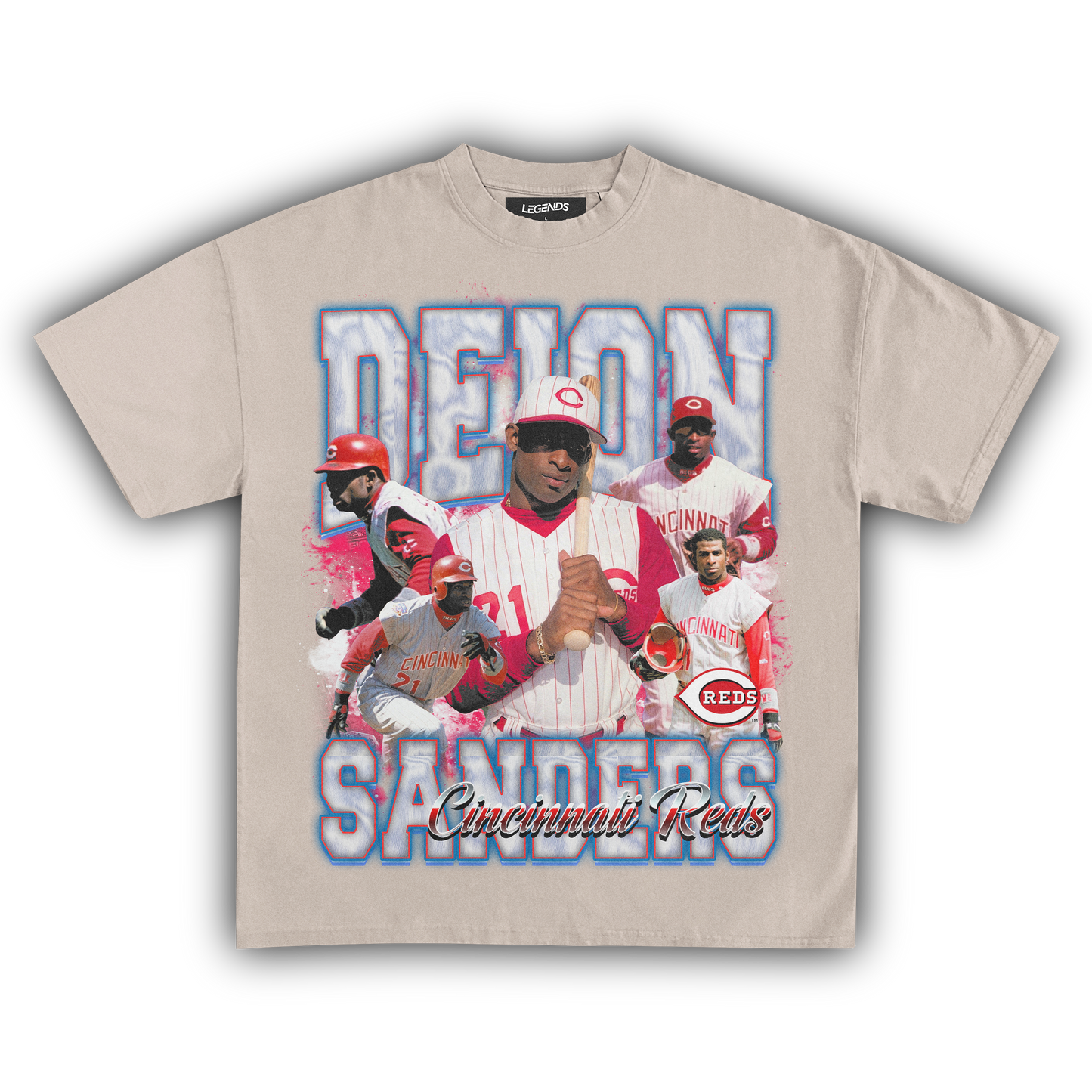 DEION SANDERS REDS TEE