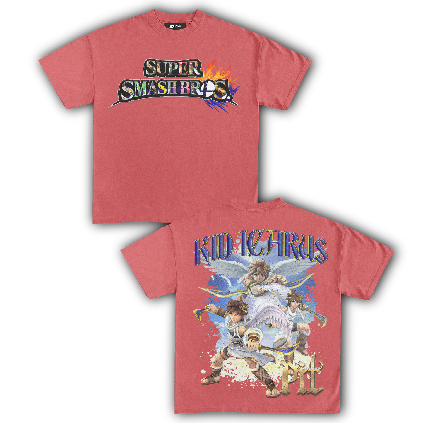 SUPER SMASH BROS KID ICARUS TEE (Double)