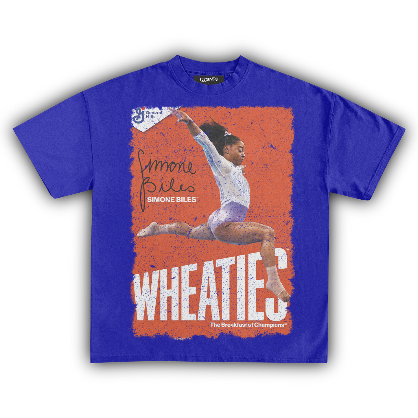 WHEATIES SIMONE BILES VINTAGE TEE