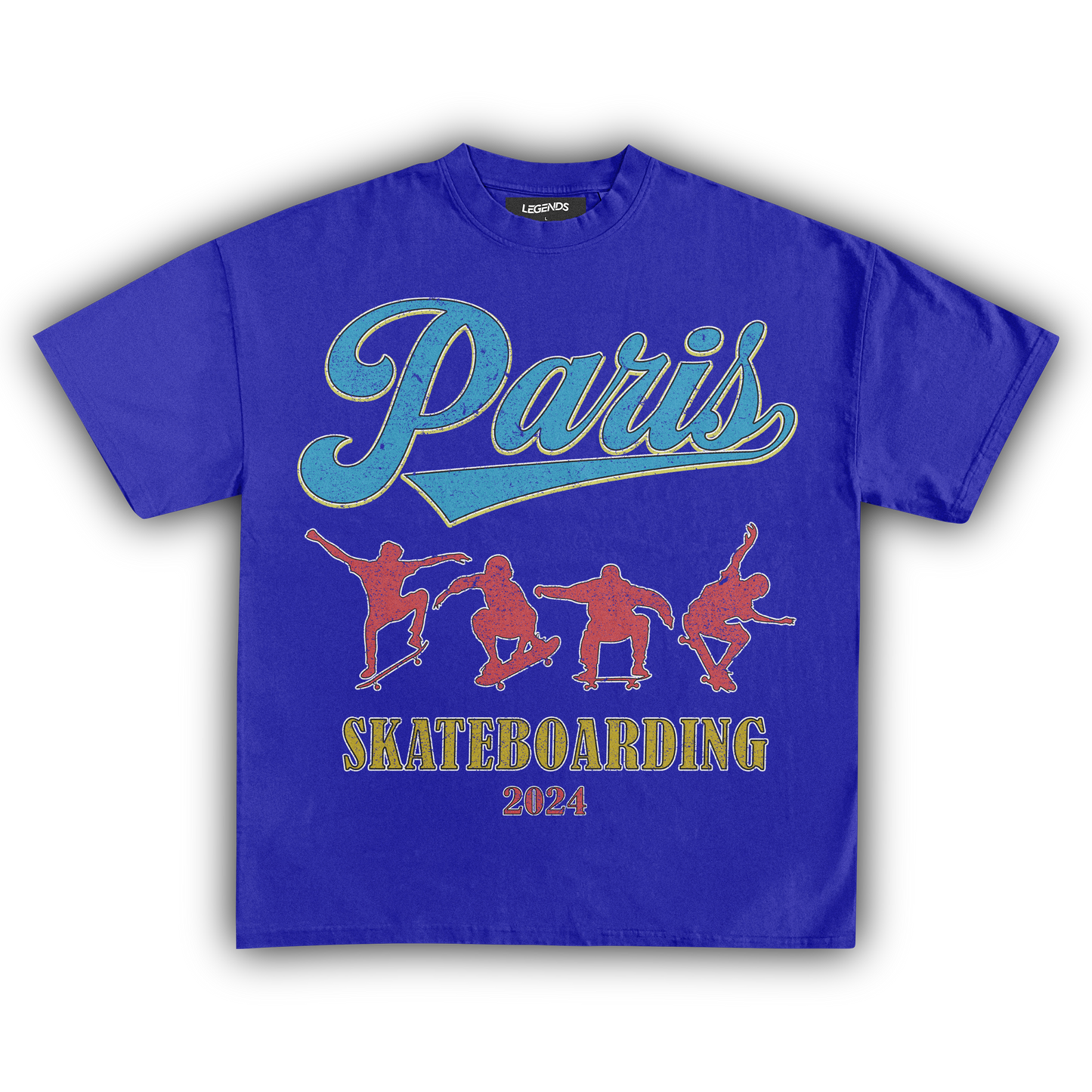 '24 PARIS SKATEBOARDING VINTAGE TEE
