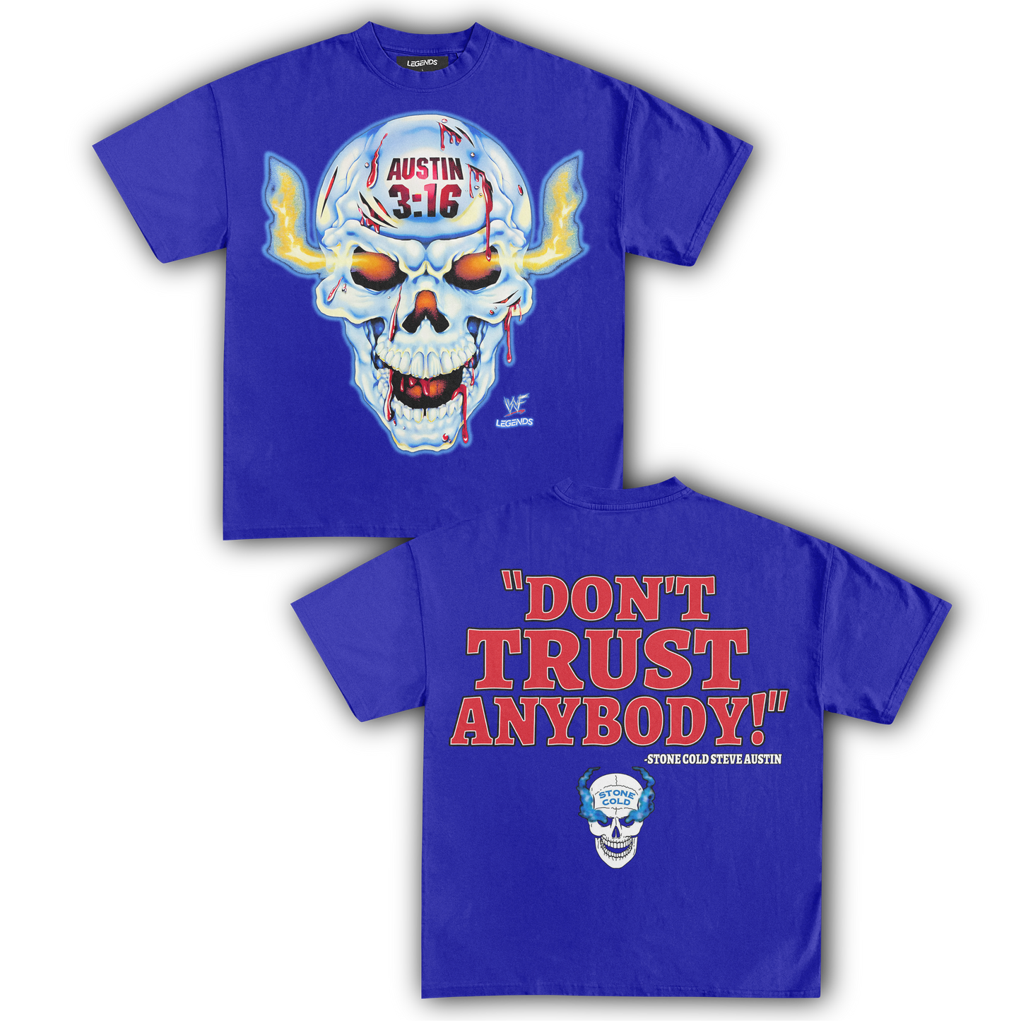 AUSTIN 3:16 BROKEN SKULL TEE (Double Sided)