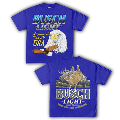 BUSCH LIGHT BREWED IN THE USA TEE (Double Sided)