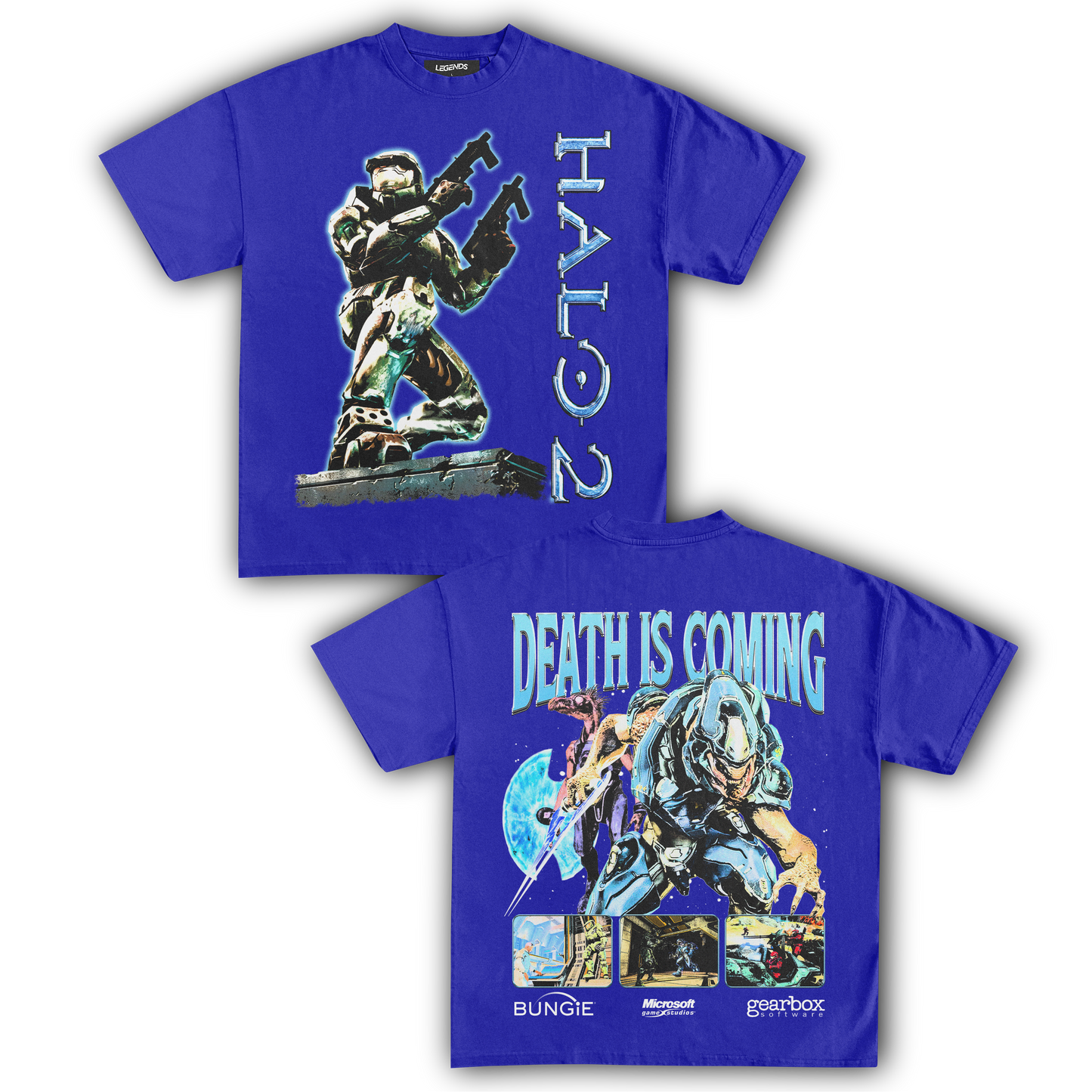 HALO 2: DEATH IS COMING TEE (Double Sided)
