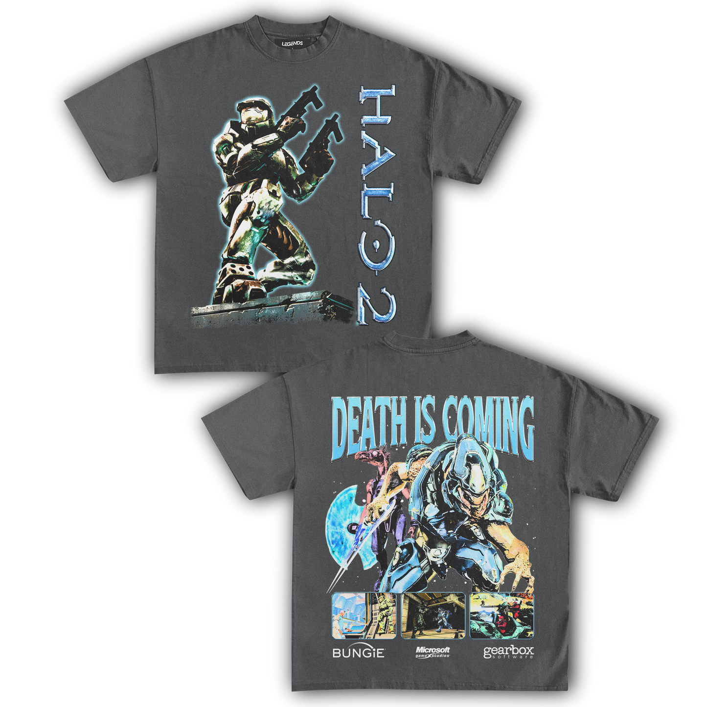 HALO 2: DEATH IS COMING TEE (Double Sided)