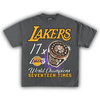 LAKERS VINTAGE CHAMPIONS TEE