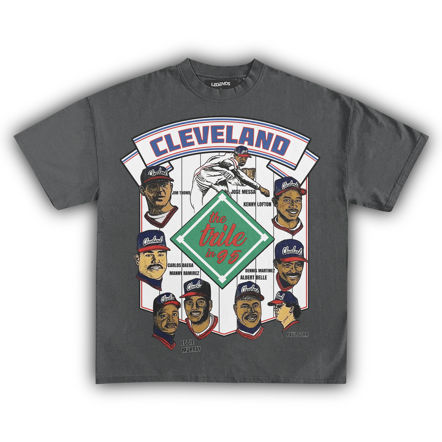 CLEVELAND INDIANS '95 VINTAGE TEE