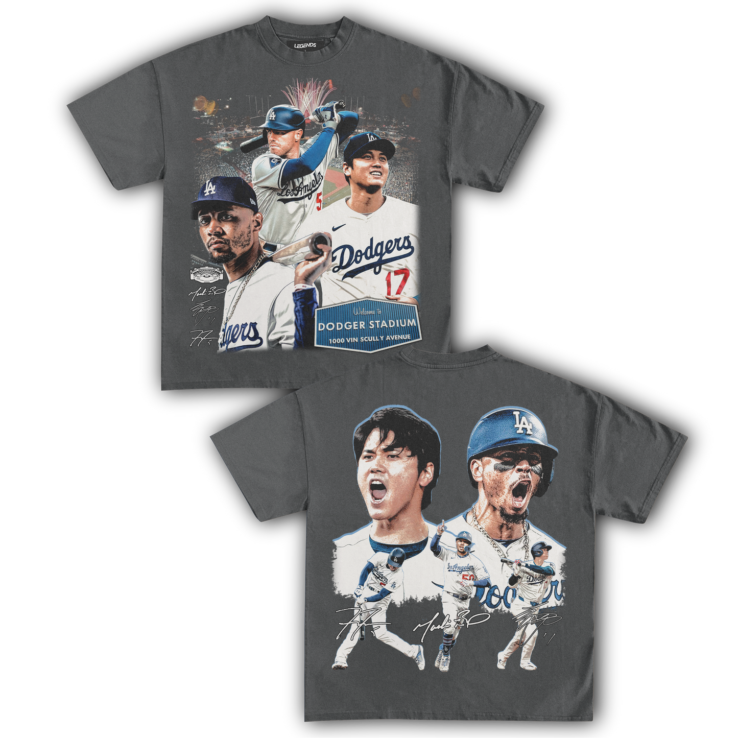 DODGERS TOP 3 MVP TEE (Double Sided)