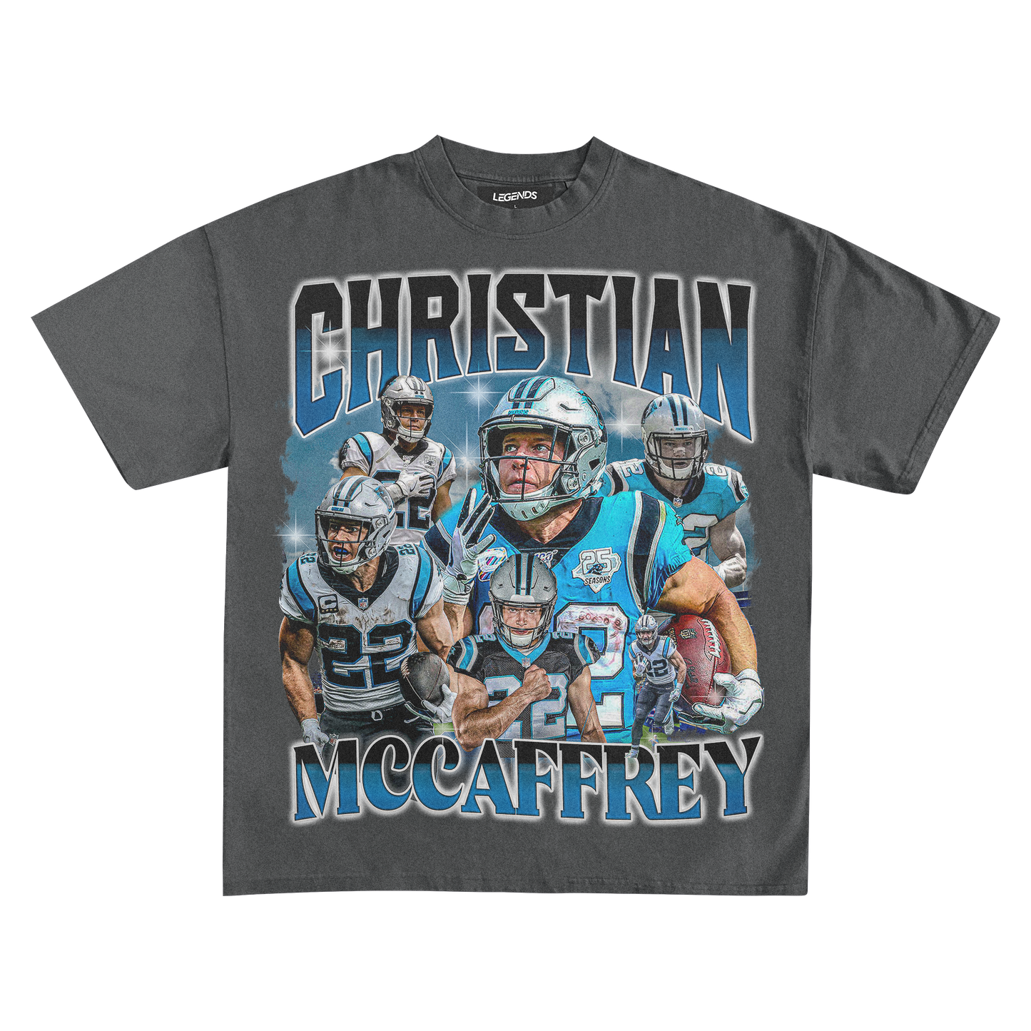 CHRISTIAN MCCAFFREY CAROLINA TEE