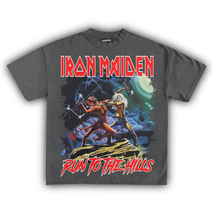 IRON MAIDEN RUN TO THE HILLS TEE