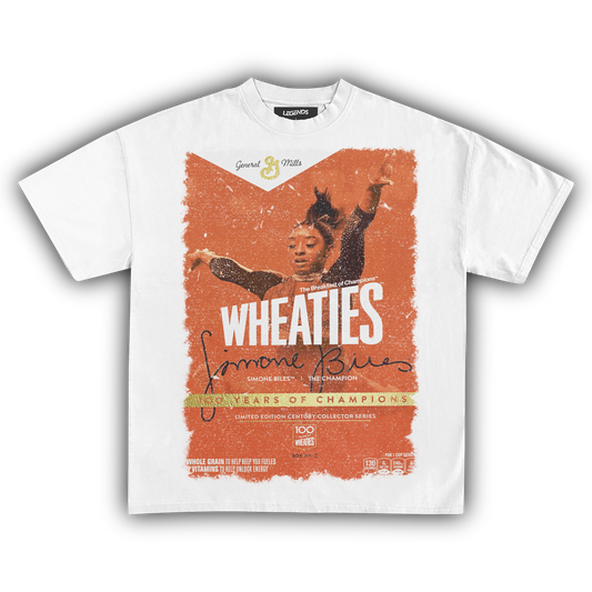 WHEATIES SIMONE BILES GOLD BOX VINTAGE TEE