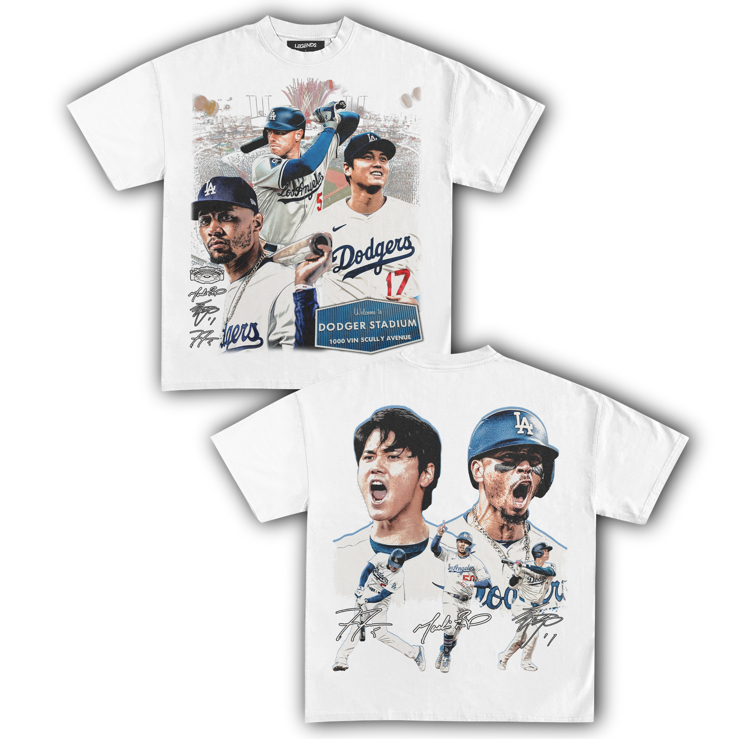 DODGERS TOP 3 MVP TEE (Double Sided)