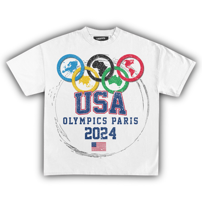 USA PARIS GAMES '24 VINTAGE TEE (Vol. 1)