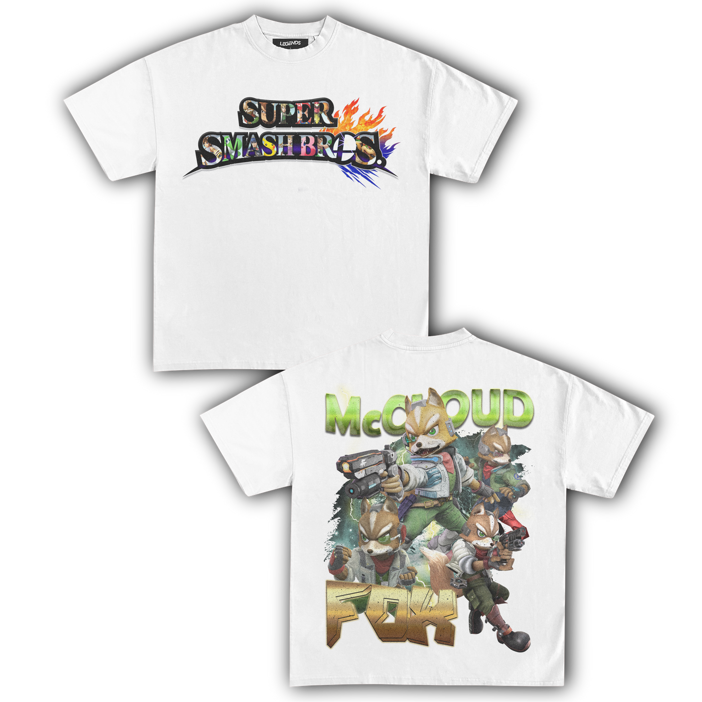 SUPER SMASH BROS FOX TEE (Double)