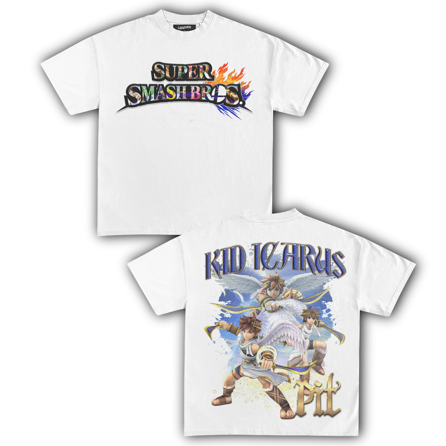 SUPER SMASH BROS KID ICARUS TEE (Double)
