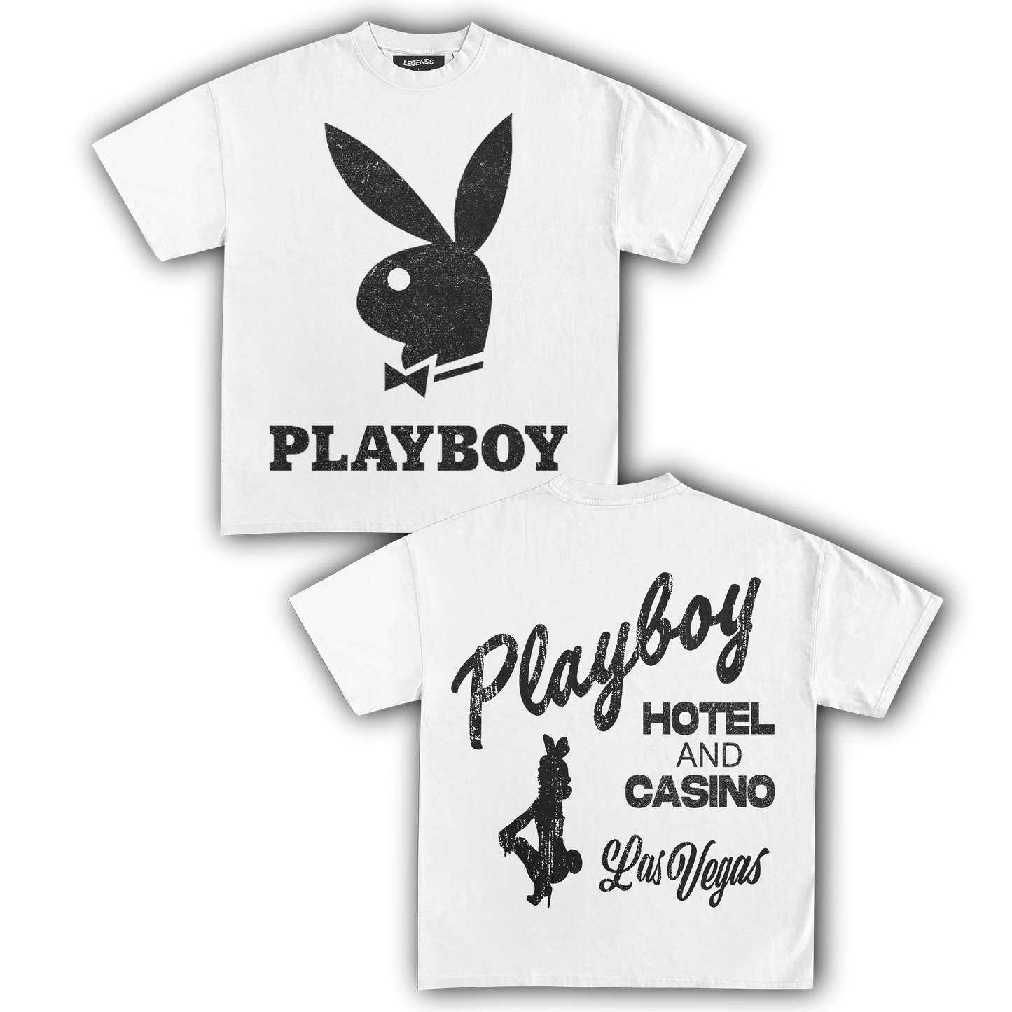 PLAYBOY BUNNY HOTEL & CASINO TEE (Version 2 / Double Sided)