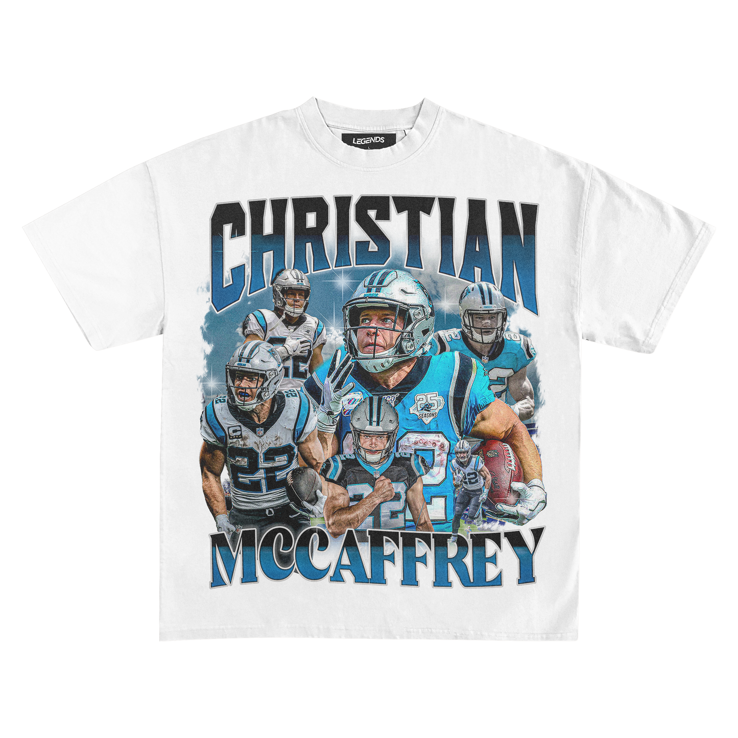 CHRISTIAN MCCAFFREY CAROLINA TEE