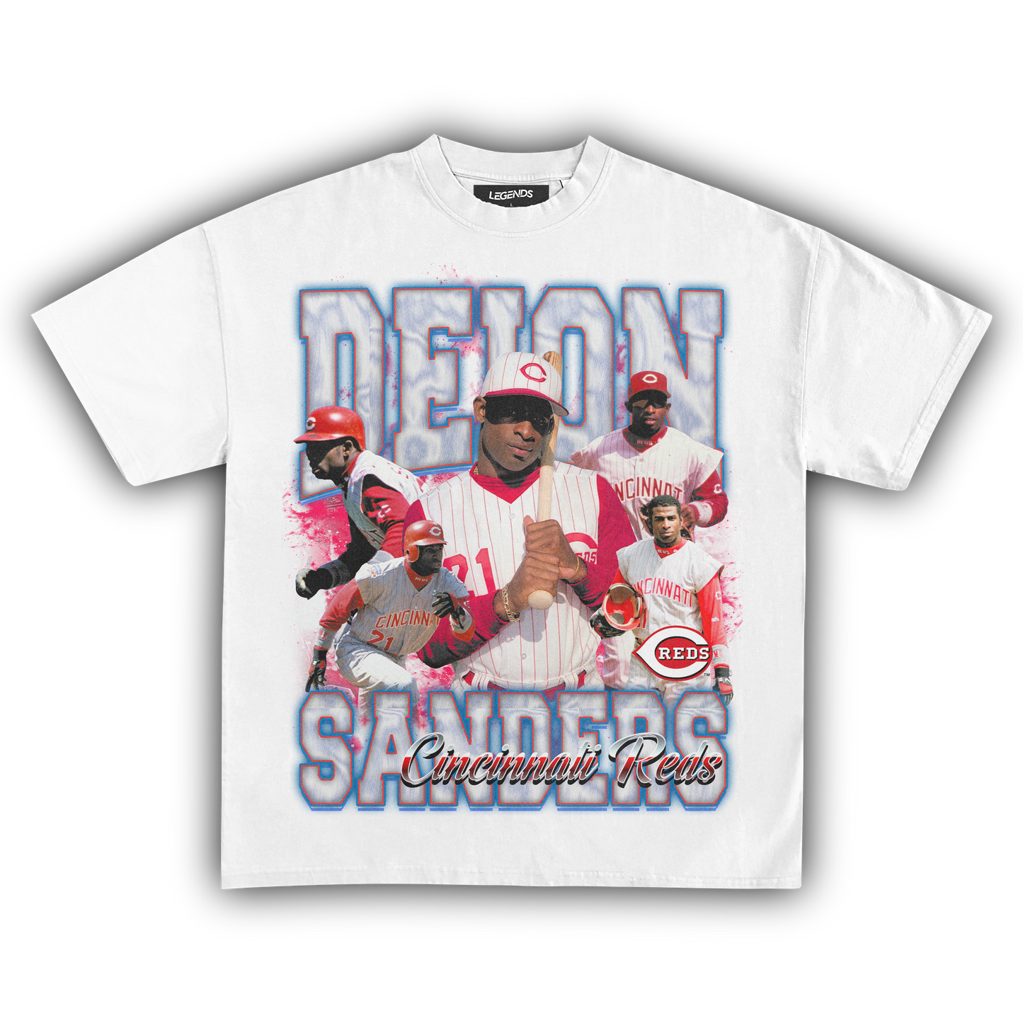 DEION SANDERS REDS TEE