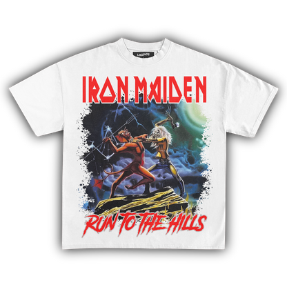 IRON MAIDEN RUN TO THE HILLS TEE