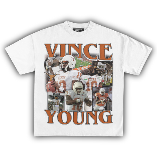 VINCE YOUNG LONGHORNS TEE